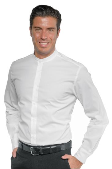 Camicia Unisex Detroit Stretch - Isacco Bianco